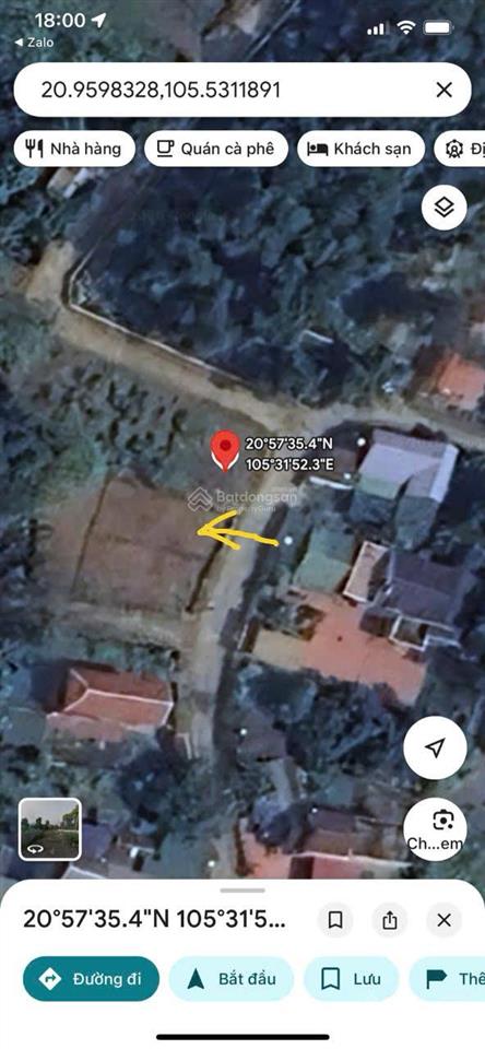 Chính chủ bán đất nền sổ hồng lõi đô thị hòa lạc.