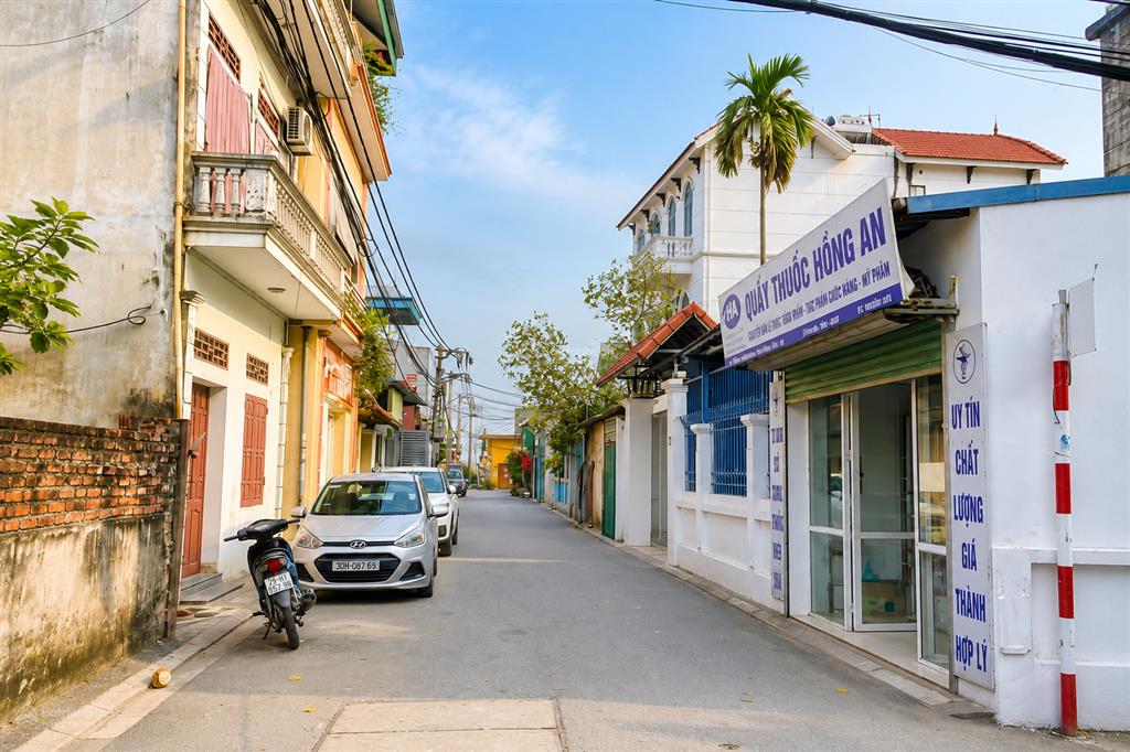 90m2 lô góc thôn trung dương hà phù đổng, mt 5.5m 2 mặt thoáng đường thông oto con, sát chợ sầm uất