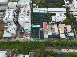 Bán 2 lô đất 5.4x12m (nở hậu 6m) mt kênh cống hộp số 2  tx25, thới an, q12