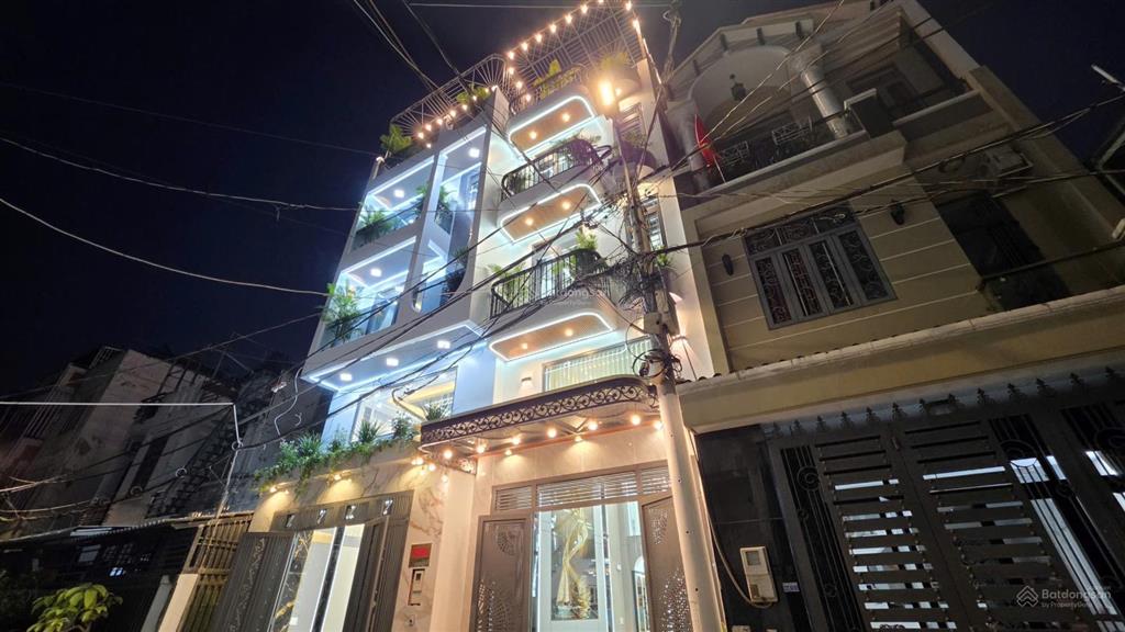 Nhà ngang 5mx15m thang máy thới an 20  full nội thất