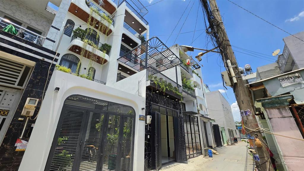 Nhà đẹp xây mới trung tâm p. thới an 4x20m hẻm thông xe hơi ngay chợ minh phát
