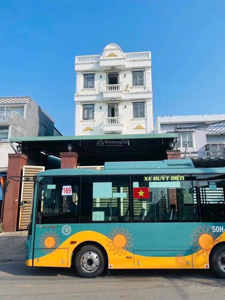 Giảm sốc 2 tỷtòa nhà 4 tầng mặt tiền sầm uấttrường thọcho thuê 150tr/thngang 8m2p ra ga metro