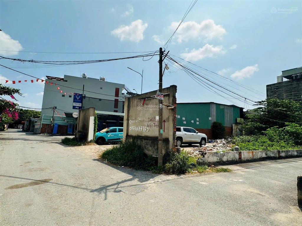 Đất góc 2mt đường oto thông, trường thọ, 150m ra ga metro, ngang 7,68m, xây full 5 tầng