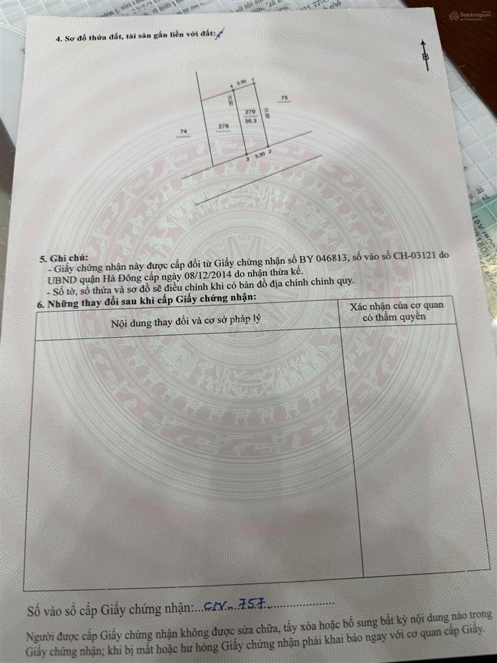 Chỉ nhỉnh 8 tỷ mảnh thổ cư đẹp kinh doanh tốt mặt đường ô tô tải tránh nhau có vỉa hè đa sỹ hà đông