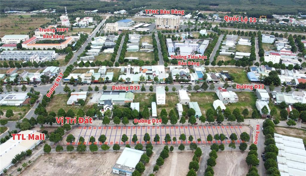 Bán đất nền đô thị trung tâm hành chính & kcn bàu bàng