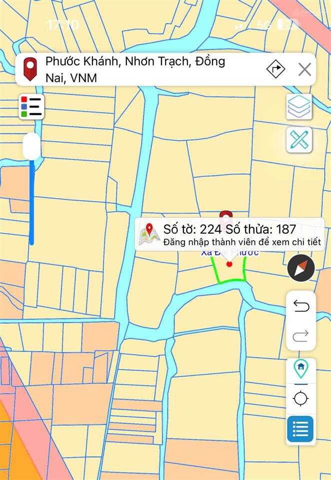 Chính chủ bán đất nhơn trạch, phước khánh, vĩnh thanh đồng nai