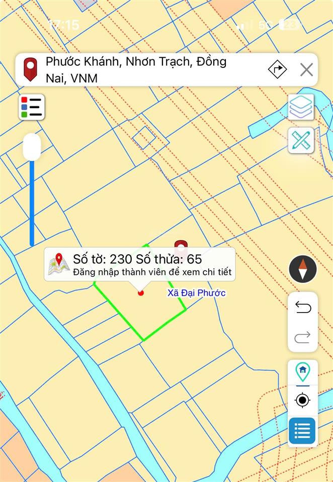 Chính chủ bán đất nhơn trạch, phước khánh, vĩnh thanh đồng nai