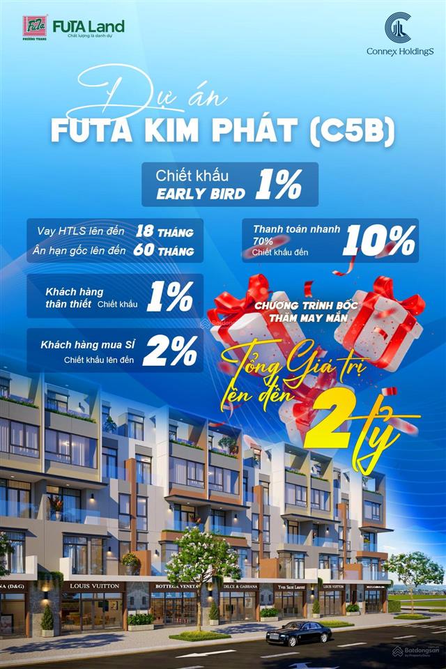 Hot! mở bán gđ1 171 căn nhà phố tt liên chiểu kim long futa, từ 8,x tỷ/căn 4 tầng. ck đến 13%