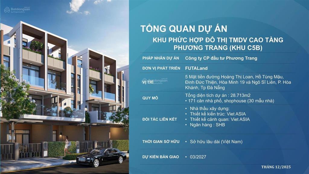 Hot! mở bán gđ1 171 căn nhà phố tt liên chiểu kim long futa, từ 8,x tỷ/căn 4 tầng. ck đến 13%