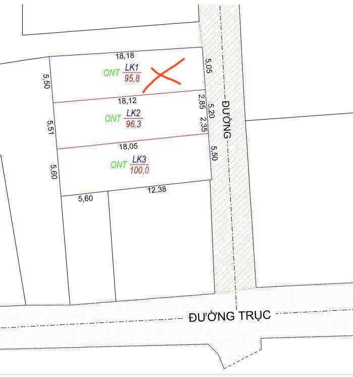 Chính chủ gửi bán 100m2 tại cd quán trạch, văn giang đường 5m, ngõ thông các ngả