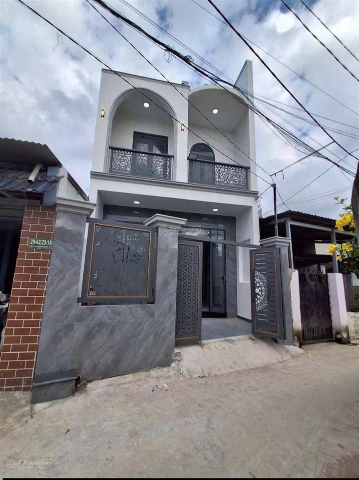 Bán nhà mới xây tân vạn 1 trệt 1 lầu sẵn sổ