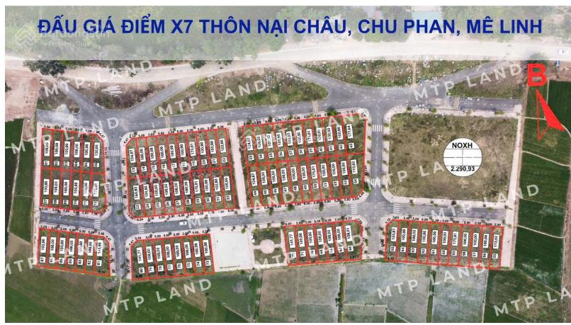 Gấp, chuyển nhượng chính chủ lô lk29 điểm 7 nại châu, mê linh, giá đầu tư siêu hời, vị trí đẹp