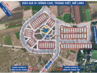 Bán lô đất đấu giá lk6  8 tráng việt, mê linh, hạ tầng đồng bộ pháp lý rõ ràng, giá đầu tư tốt