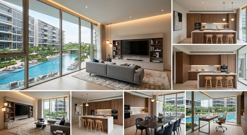 Căn hộ v1.15a02 2pn 2vs 63,2m² the victoria view bể bơi cực đẹp, giá 5,1 tỷ thu về, htls 0%