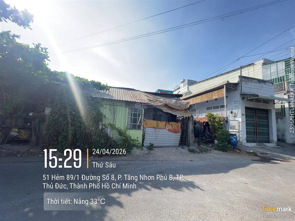 Bán lô đất 226,3m2 (8x28,2m) chỉ 18,59 tỷ hẻm đường số 8, p. tăng nhơn phú b, q9 cũ.  0974 244 ***