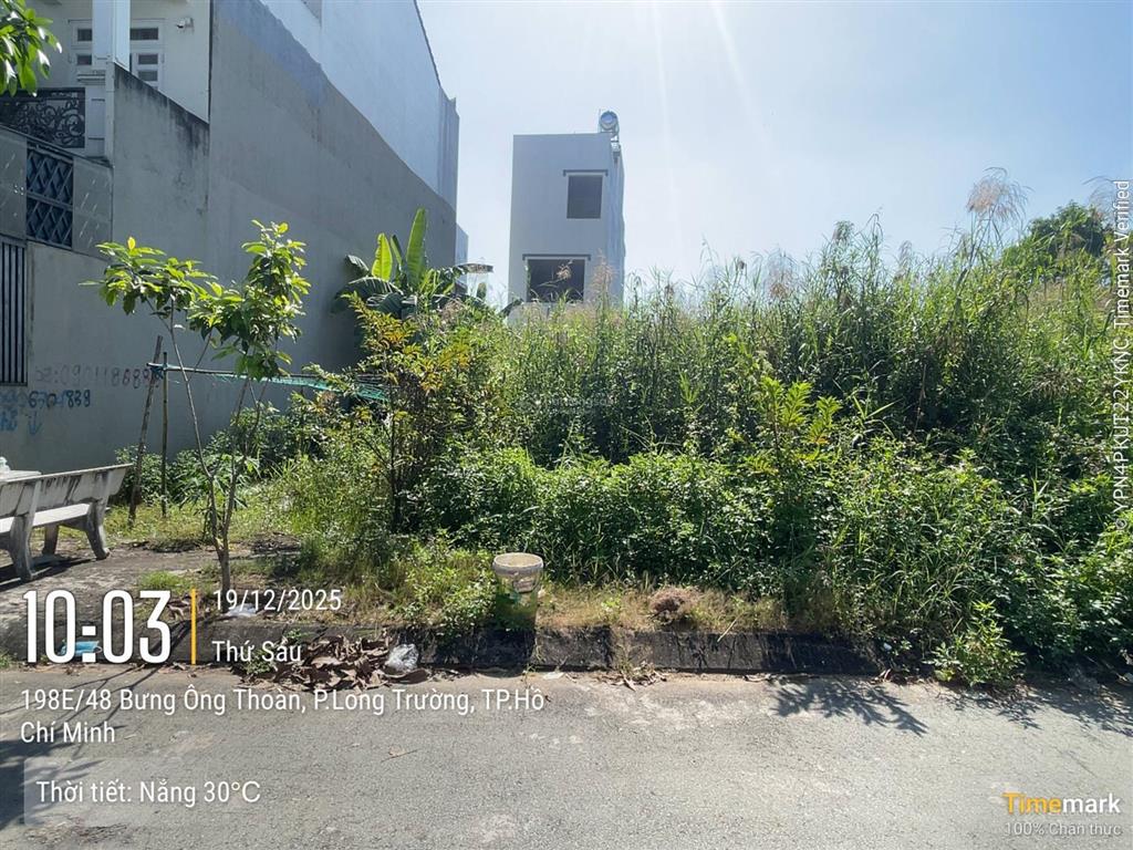 Lô đất đẹp 84,5m² (4,24x20m) giá 6,3 tỷ hẻm 1/ bưng ông thoàn, phú hữu, tp thủ đức  0974 244 ***