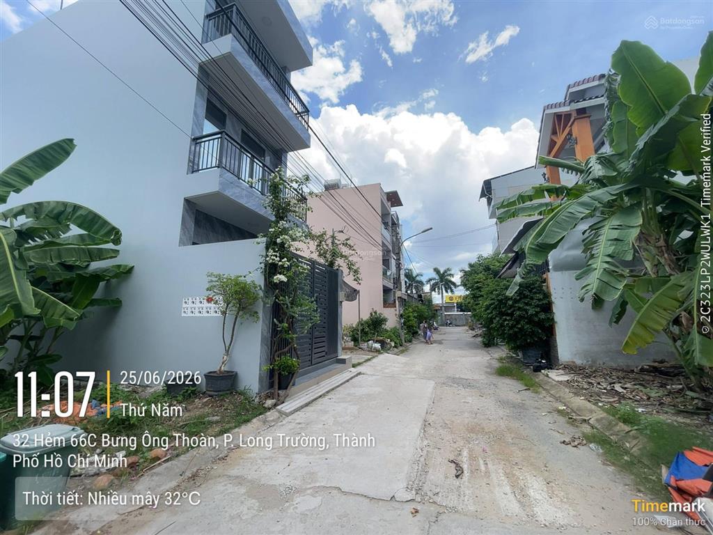 Bán nhanh lô đất đẹp 54m2 (4x13,5m) chỉ 4,38 tỷ hẻm 1/ bưng ông thoàn, phú hữu, q. 9  0974 244 ***