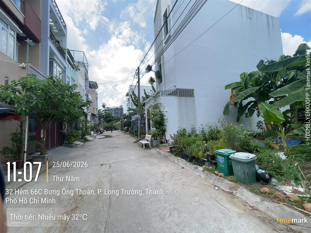 Bán nhanh lô đất đẹp 54m2 (4x13,5m) chỉ 4,38 tỷ hẻm 1/ bưng ông thoàn, phú hữu, q. 9  0974 244 ***