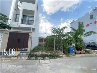 Lô đất sạch đẹp 51,7m2 (4,1x12,6m) giá chỉ 3,99 tỷ hẻm bưng ông thoàn, phú hữu, q.9  0974 244 ***