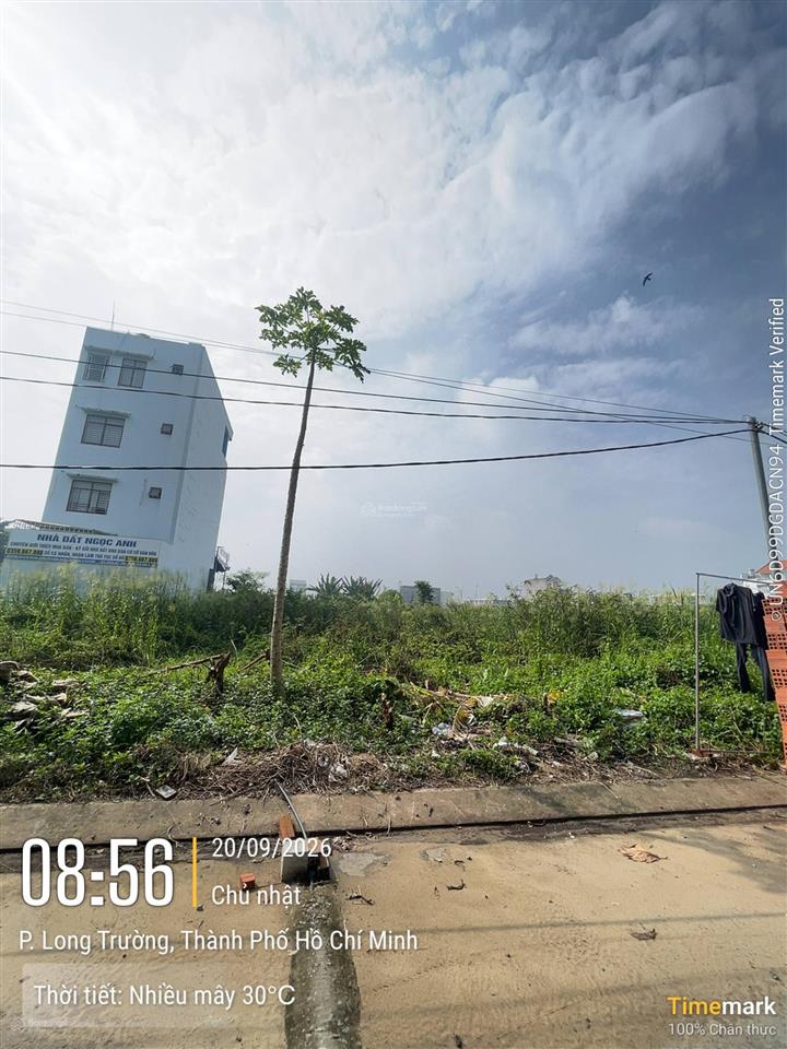 Bán đất dự án sở văn hoá, 90m2(6x15m) đ. liên phường đi vào phú hữu, q9 cũ giá 6,2 tỷ  0974 244 ***