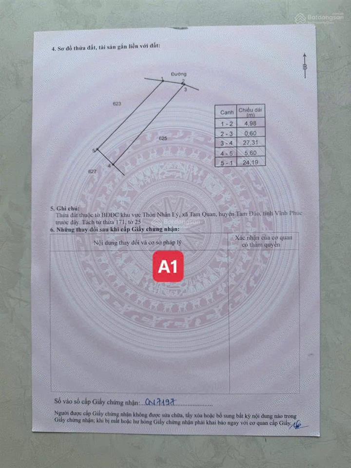 Bán 132m2 thổ cư 80m2 giảm giá còn 7** triệu thiện chí giá nào cũng bán. em cần tiền xử lý gấp ạ