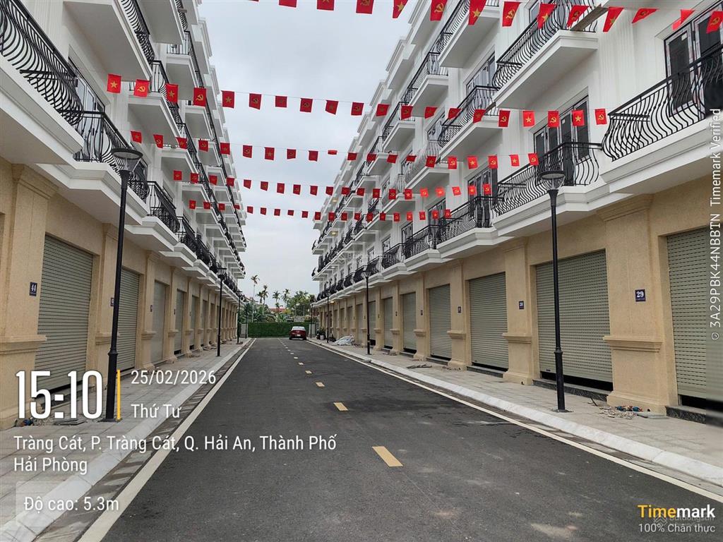 Khu nhà ở dự án sao đỏ sunshine tràng cát 4 tầng xây sẵn, sổ đỏ, ngay vinhomes tràng cát
