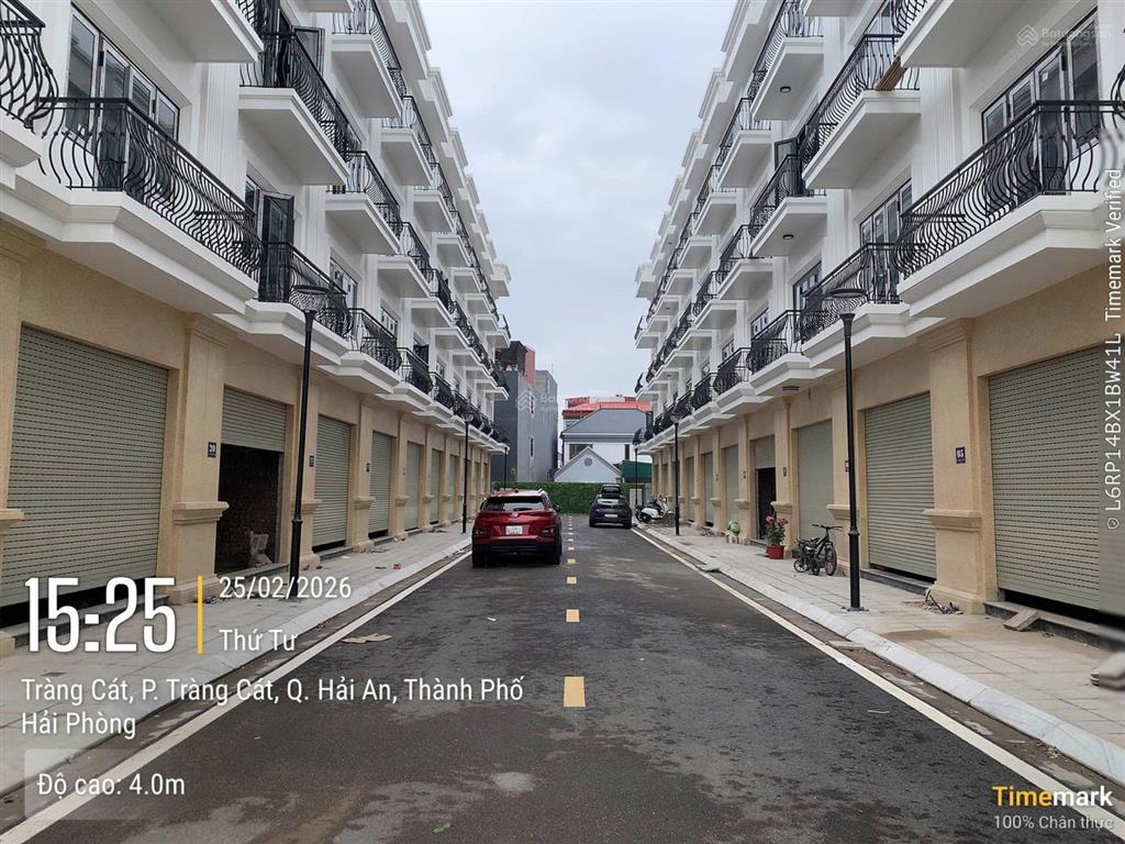 Khu nhà ở dự án sao đỏ sunshine tràng cát 4 tầng xây sẵn, sổ đỏ, ngay vinhomes tràng cát