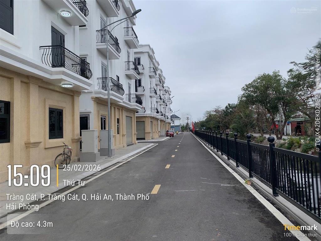 Khu nhà ở dự án sao đỏ sunshine tràng cát 4 tầng xây sẵn, sổ đỏ, ngay vinhomes tràng cát