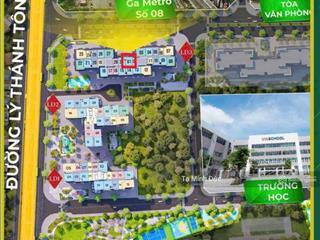 Bán cc 60m2 tại the london  vinhomes ocean park hướng mát view thoáng 4,2 tỷ, 2pn, 2wc