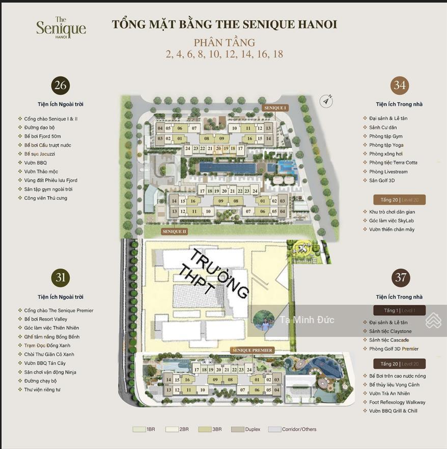 Bán căn hộ 2pn 2wc the senique ocean park  59m2  giá tốt cho gia đình trẻ