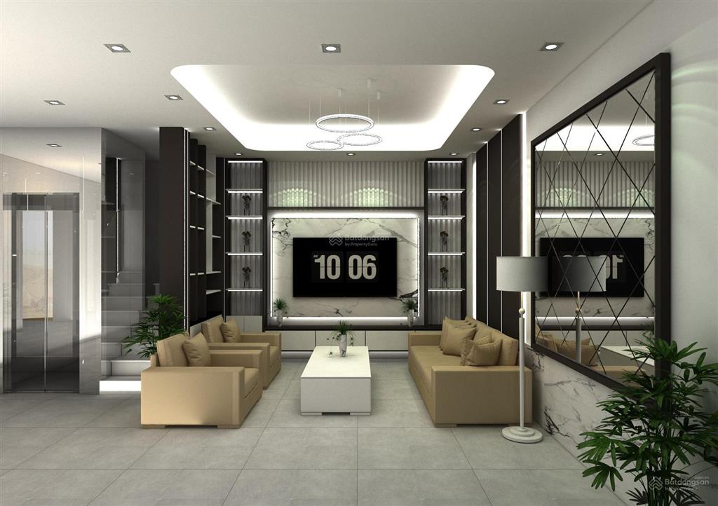Nhà xây mới 4 tầng độc lập/ 60m², sân cổng riêng, ô tô vào nhà, thang máy và full nội thất cao cấp