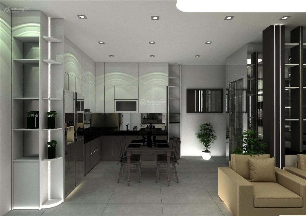 Nhà xây mới 4 tầng độc lập/ 60m², sân cổng riêng, ô tô vào nhà, thang máy và full nội thất cao cấp