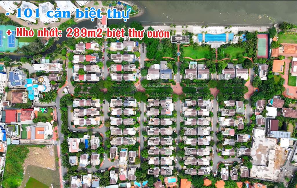 Khu vip biệt thự góc riviera giang văn minh quận 2 giáp sông sài gòn 289.8m2 giá 103 tỷ
