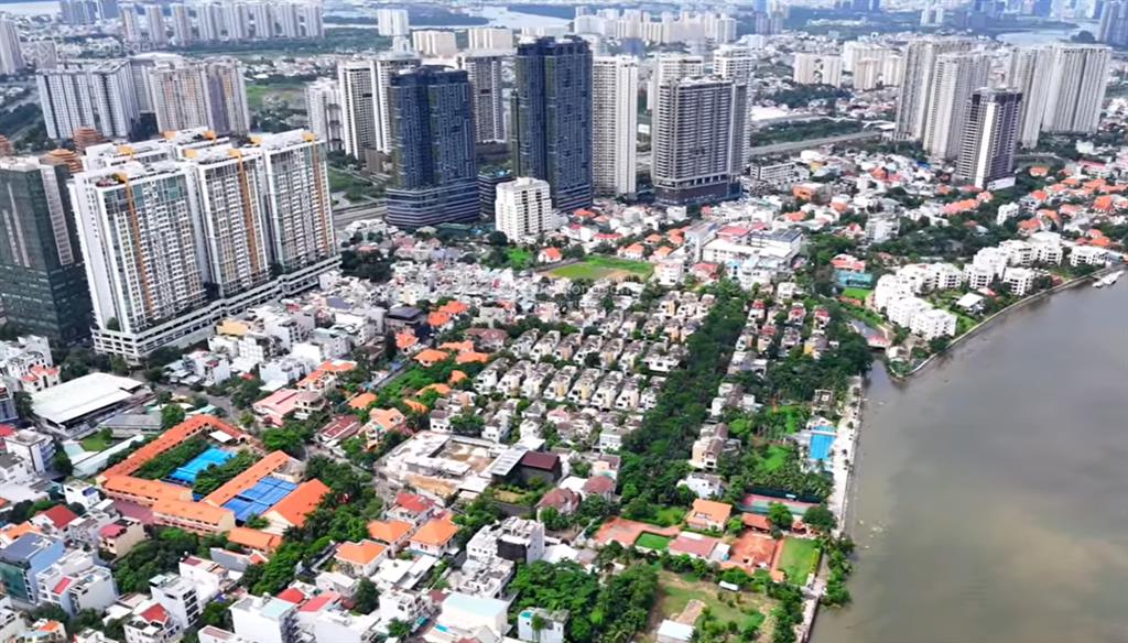 Khu vip biệt thự góc riviera giang văn minh quận 2 giáp sông sài gòn 289.8m2 giá 103 tỷ