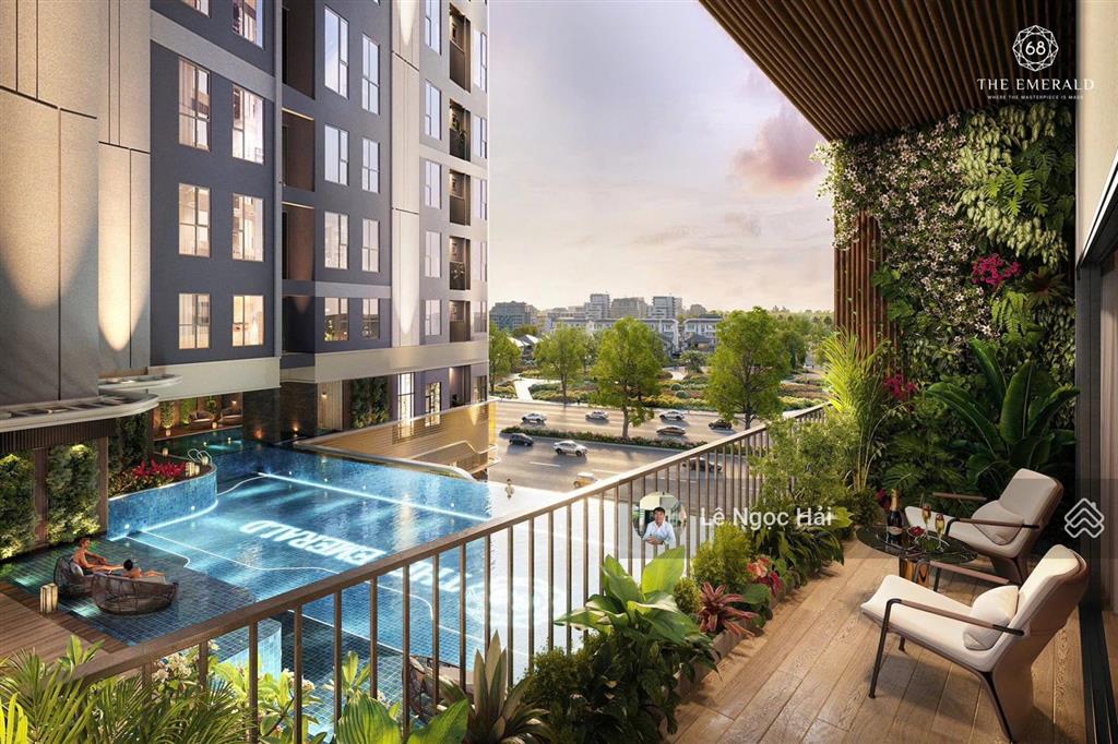 Thanh toán 250 triệu sở hữu ngay căn hộ 1pn diện tích 43m2, dự án the emerald 68, đến khi nhận nhà