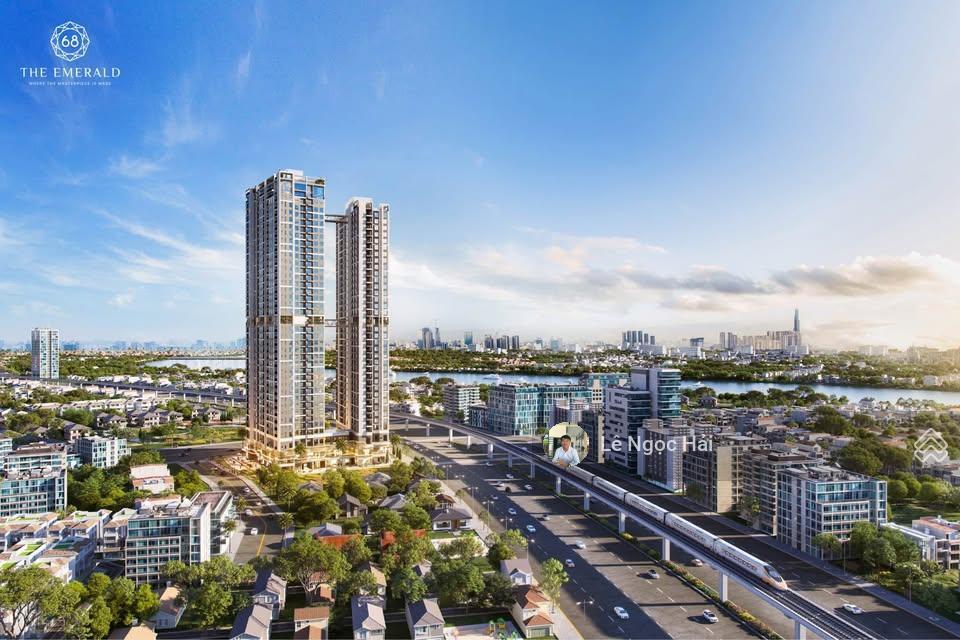 Thanh toán 250 triệu sở hữu ngay căn hộ 1pn diện tích 43m2, dự án the emerald 68, đến khi nhận nhà