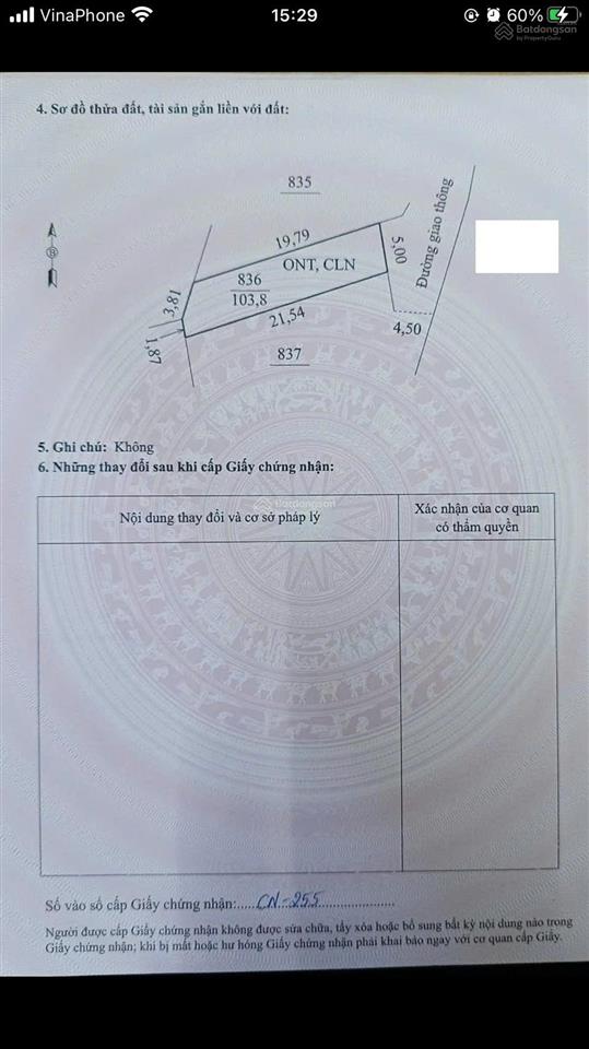 Xả lô đất ngay kcn 60ha, quảng xương thu hồi vốn, giá 299tr  hàng siêu hiếm