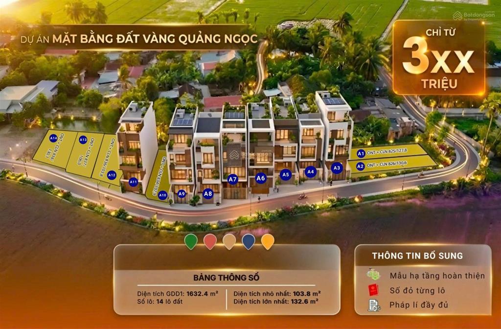 Xả lô đất ngay kcn 60ha, quảng xương thu hồi vốn, giá 299tr  hàng siêu hiếm