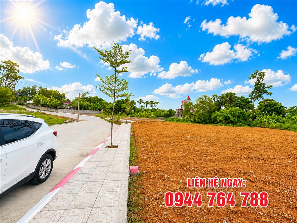 Lô đất 244m2, mặt tiền 6m ngay sau công ty lớn, thuộc đô thị sim, giá 345 triệu