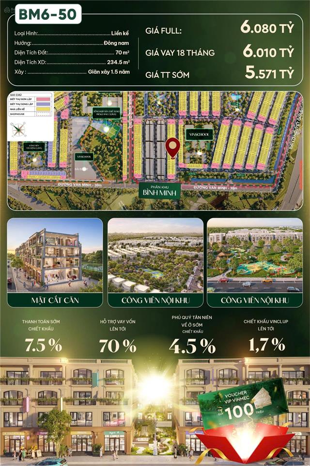 Bán căn đông nam 70m giá chỉ 5,5 tỷ