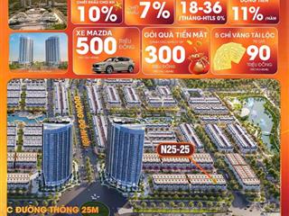 Bán căn mặt đường trục thông sang vũ yen giá cực chất 14,592 tỷ, diện tích 90m2