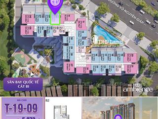 Bán căn hộ 2pn giá ưu đãi tại the ambience hải phòng, 5,045 tỷ, 72m2, view aeon mall