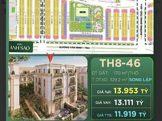 Bán bt tại vinhomes golden city, giá ưu đãi 11,9 tỷ, 170m2, 4pn, 4wc