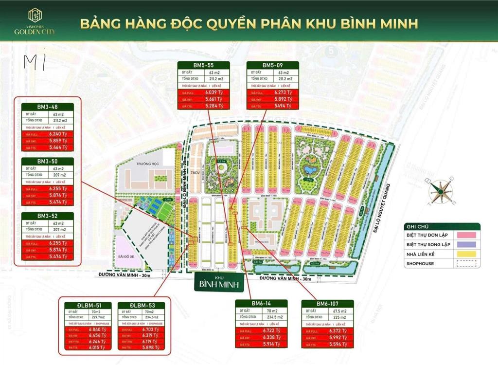 10 bảng hàng hơn 200 căn đang bán tại vin dương kinh giá sau voucher 3,x tỷ xem ảnh để chọn căn