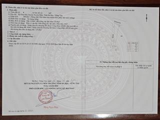 Bán đất 2 mặt tiền xã hòa hội, huyện xuyên mộc, tỉnh bà rịa vũng tàu, giá 1ty5