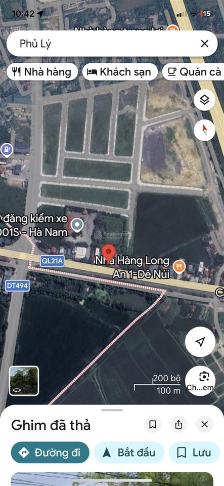 Bán đất mặt đường ql21a, 7*12m, diện tích sử dụng 150m2