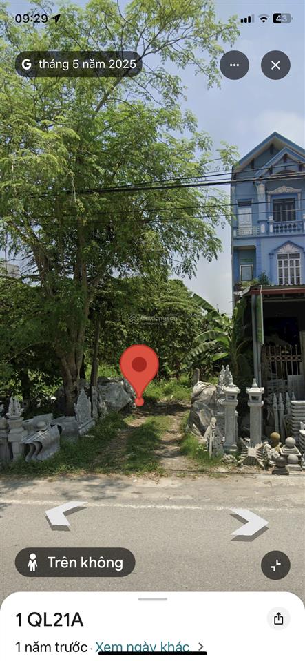 Bán đất mặt đường ql21a, 7*12m, diện tích sử dụng 150m2