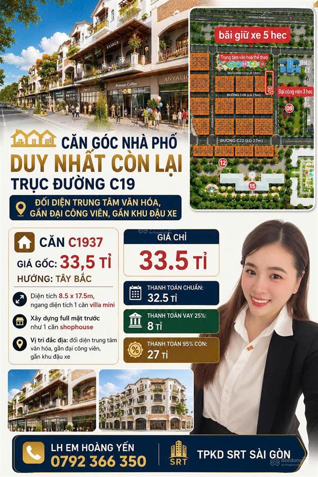 Căn góc casa townhouse blanca city vũng tàu , giá đặc biệt 33 tỷ.  em yến 0792 366 ***