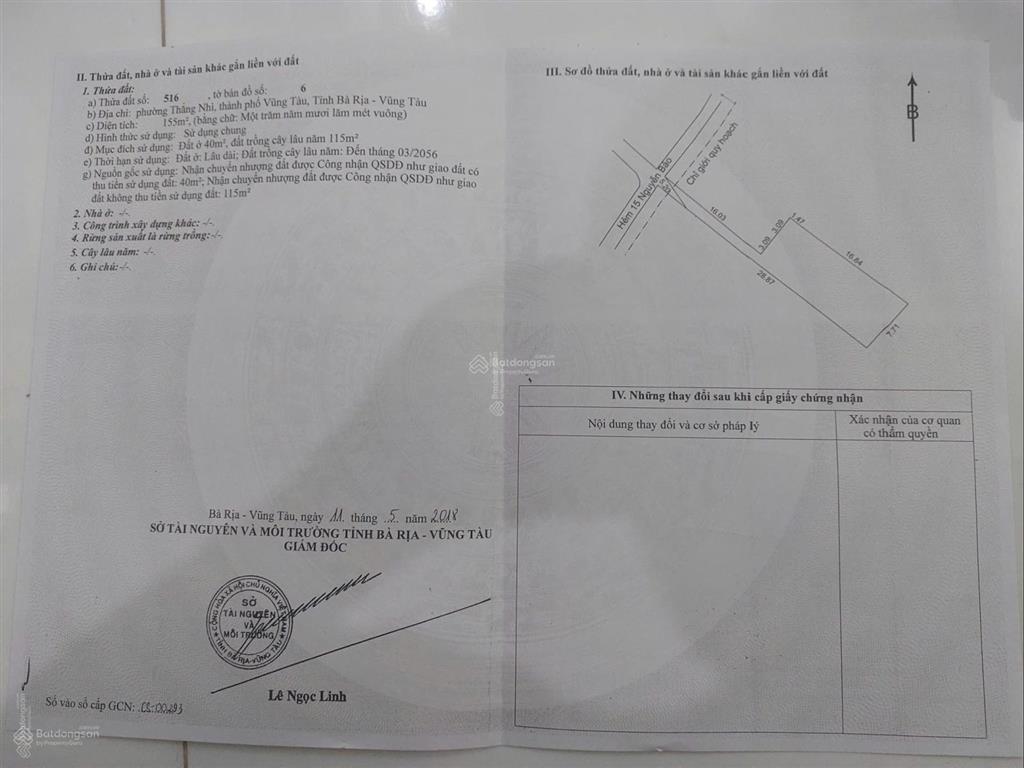 Bán căn nhà hẻm 15 nguyễn bảo, phường tam thắng, tp hồ chí minh, 155m2.  e yến 0792 366 ***