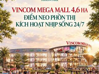 Bán biệt thự tại vinhomes saigon park, 4,85 tỷ, 50m2, 3pn, 4wc, hot!